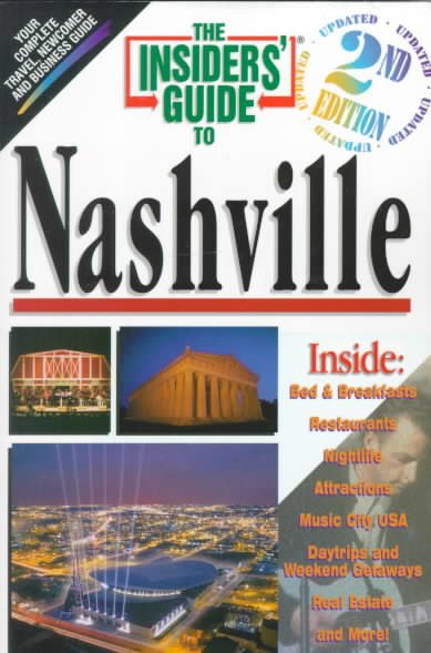 The Insiders' Guide to Nashville, Second Edition cover