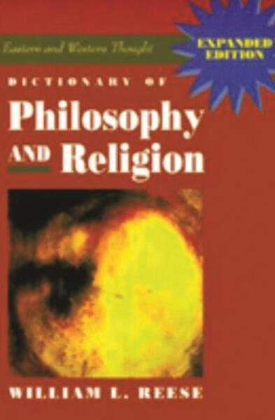 Dictionary of Philosophy and Religion (Philosophy of Religion) cover