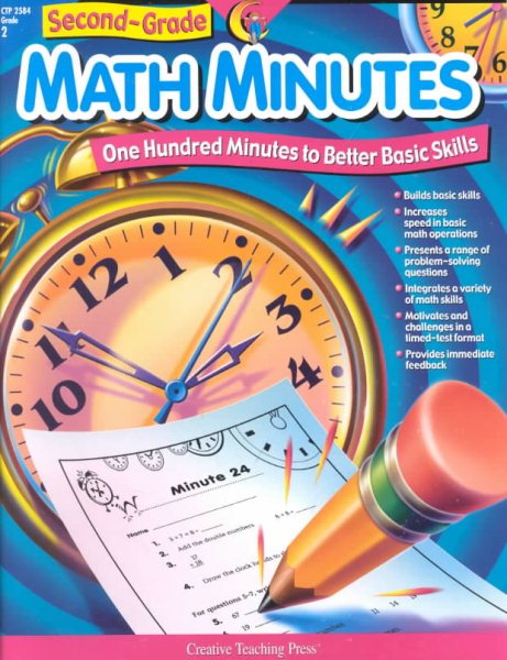Math Minutes, 2nd Grade (One Hundred Minutes to Better Basic Skills) cover