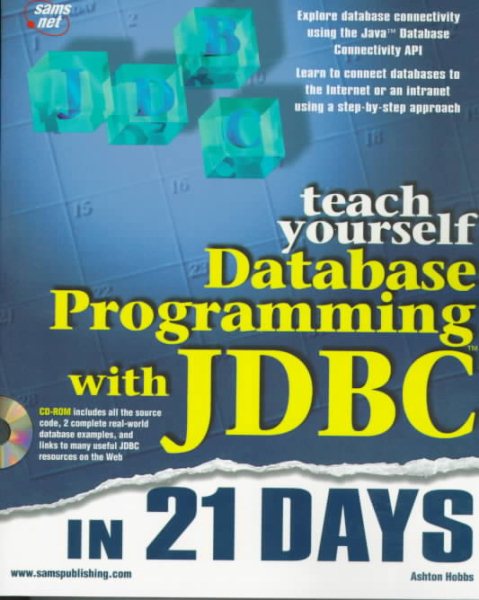 Teach Yourself Database Programming With Jdbc in 21 Days (Teach Yourself Series) cover