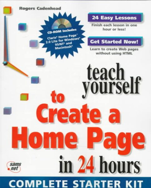 Teach Yourself to Create a Home Page in 24 Hours (Sams Teach Yourself) cover