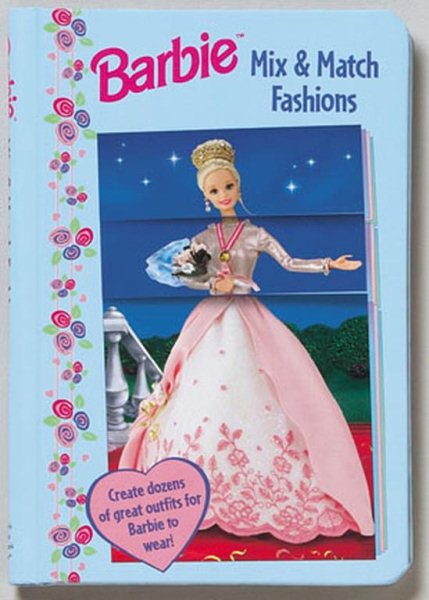 Barbie Mix and Match Fashions Sectioned Flip Book cover