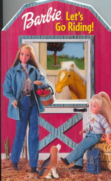 Barbie Let's Go Riding (Barbie Glittery Windows) cover