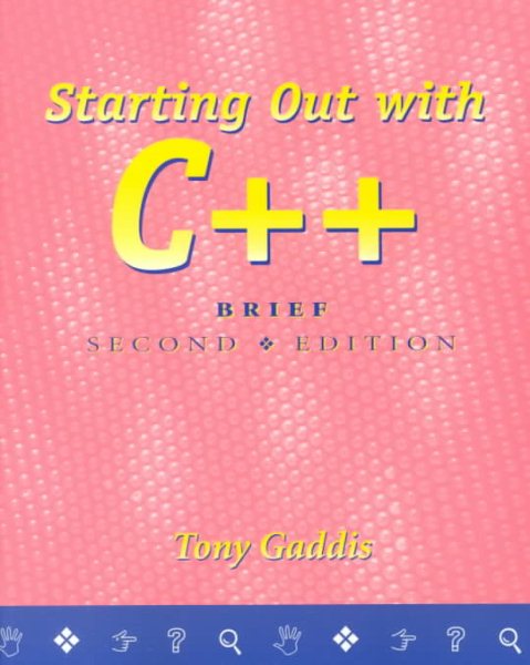 Starting Out with the C++ (2nd Brief Edition) cover