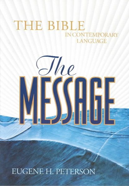 The Message: The Bible in Contemporary Language: Burgundy Bonded Leather