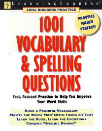 1001 Vocabulary & Spelling Questions cover