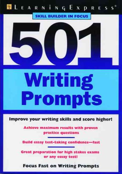 501 Writing Prompts (LearningExpress Skill Builder in Focus) cover