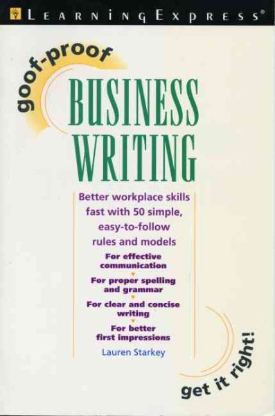 Goof-Proof Business Writing cover