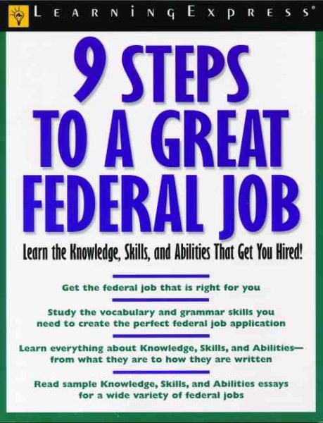 9 Steps To A Great Federal Job cover