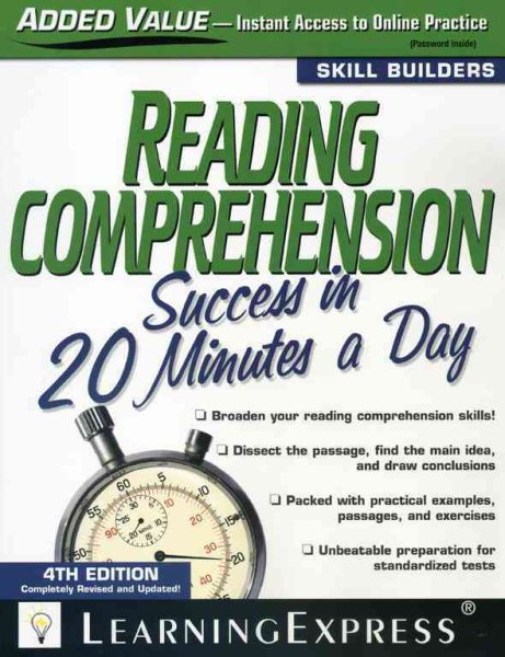 Reading Comprehension Success in 20 Minutes a Day (Skill Builders) cover