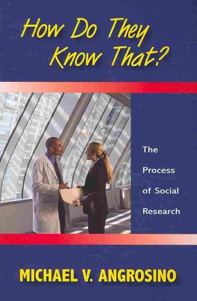 How Do They Know That?: The Process of Social Research cover