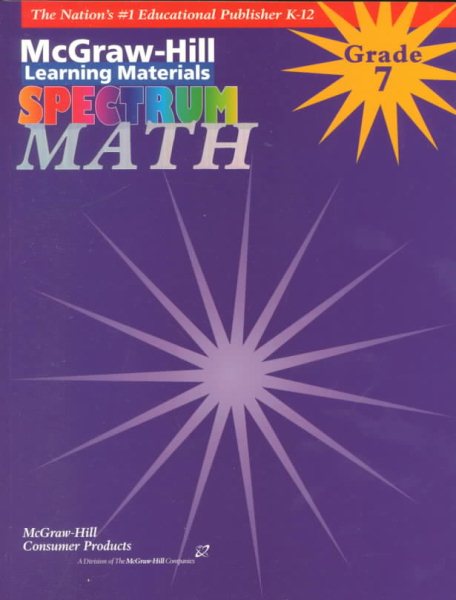 Spectrum Math: Grade 7 cover