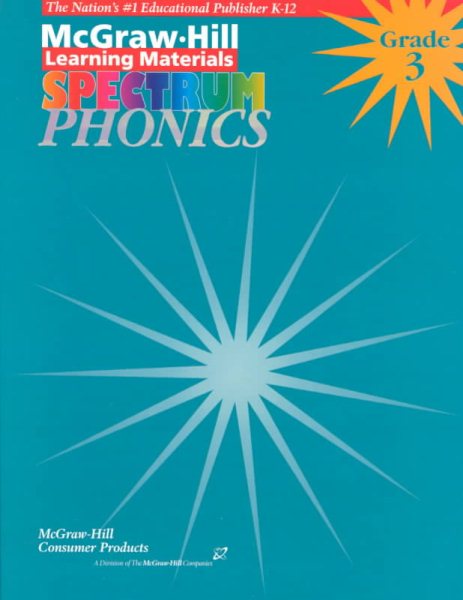 Phonics Grade 3 (McGraw-Hill Learning Materials Spectrum) cover