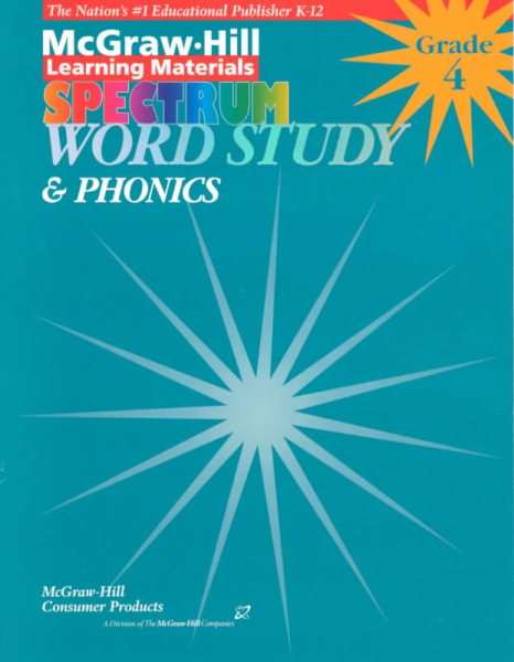 Word Study Grade 4 (McGraw-Hill Learning Materials Spectrum) cover