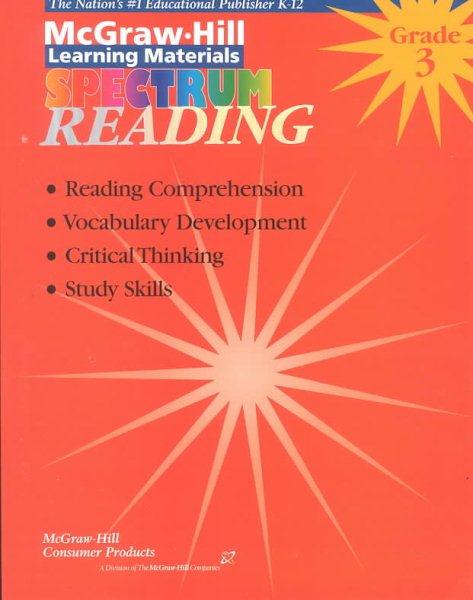 Reading: Grade 3 (McGraw-Hill Learning Materials Spectrum) cover