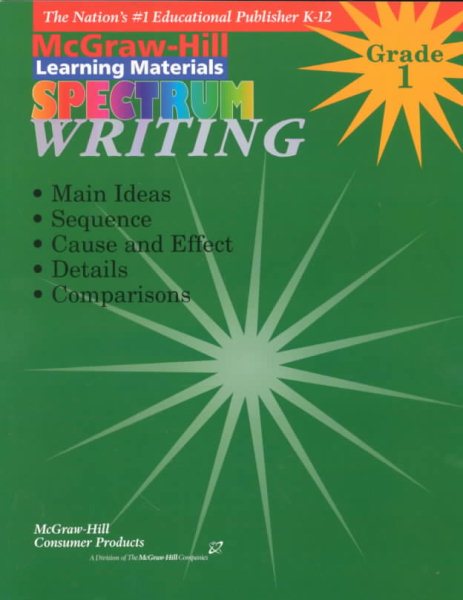 Spectrum Writing: Grade 1 (McGraw-Hill Learning Materials) cover