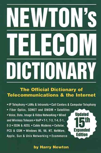 Newton's Telecom Dictionary 15 Ed cover