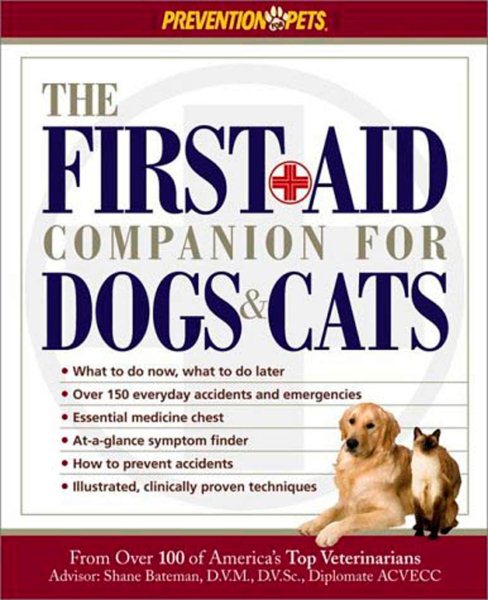 The First-Aid Companion for Dogs & Cats (Prevention Pets) cover