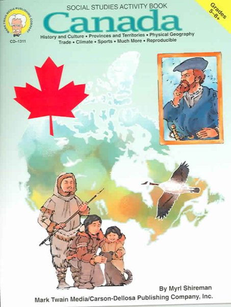 Canada: Social Studies Activity Book : 5-8+