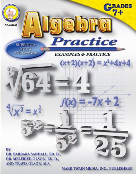 Algebra Practice: Examples & Practice, Middle / Upper Grades