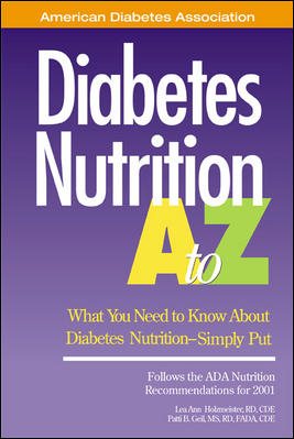 Diabetes Nutrition A to Z cover