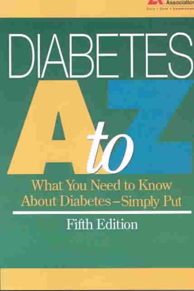 Diabetes, A-Z cover