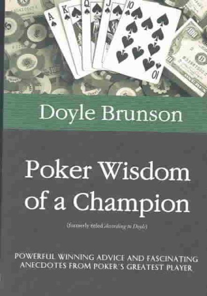 Poker Wisdom of a Champion cover