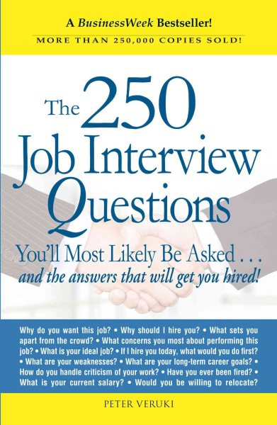 The 250 Job Interview Questions You'll Most Likely Be Asked cover