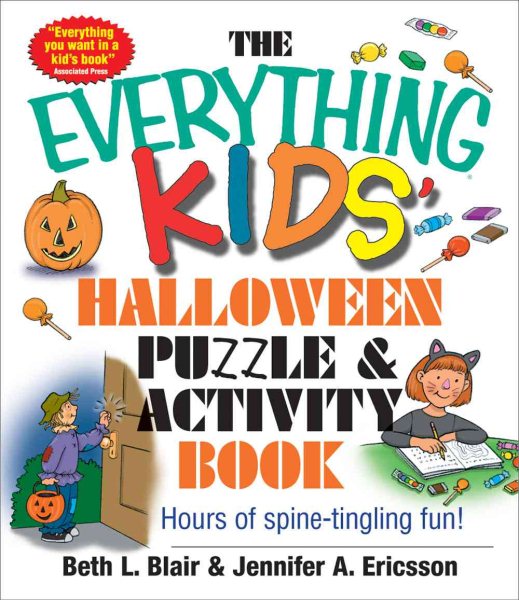 The Everything Kids' Halloween Puzzle And Activity Book: Mazes, Activities, And Puzzles for Hours of Spine-tingling Fun cover