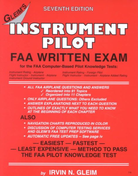 Instrument Pilot FAA Written Exam