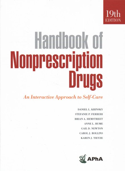 Handbook of Nonprescription Drugs: An Interactive Approach to Self-Care cover