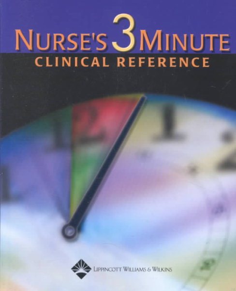 Nurse's 3-Minute Clinical Reference cover