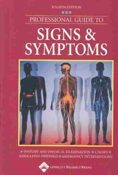 Professional Guide to Signs and Symptoms (Professional Guide Series) cover