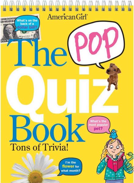 The Pop Quiz Book (American Girls Collection Sidelines) cover