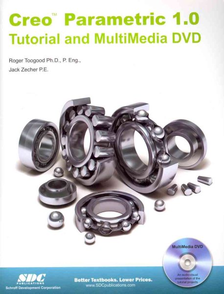 Creo Parametric 1.0 Tutorial and MultiMedia DVD cover
