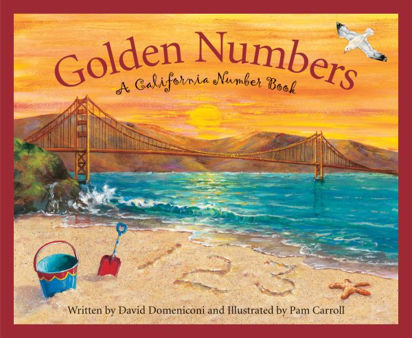 Golden Numbers: A California Number Book (America by the Numbers) cover