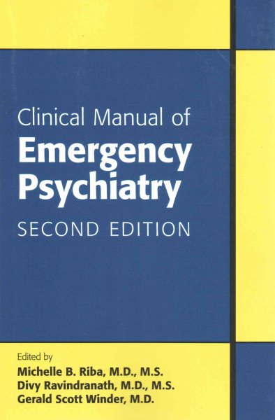 Clinical Manual of Emergency Psychiatry cover