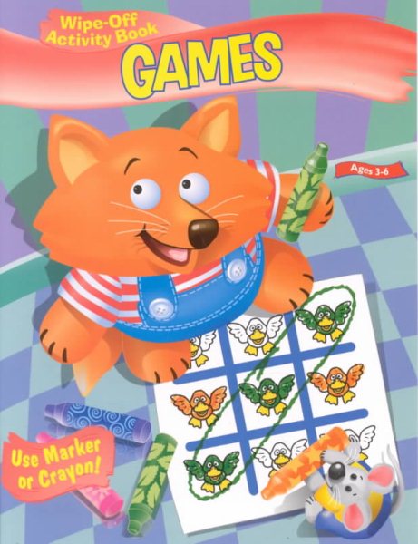 Games: Wipe-Off Activity Book (Wipe-Off Activity Books) cover
