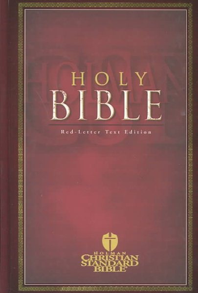 Holy Bible Holman Christian Standard Bible: Red-Letter Text Edition