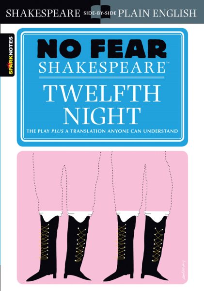 Twelfth Night (No Fear Shakespeare) (Volume 8) cover