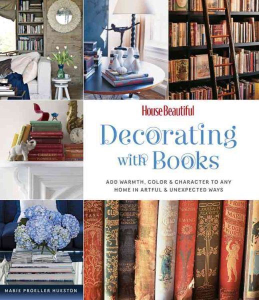 House Beautiful Decorating with Books cover