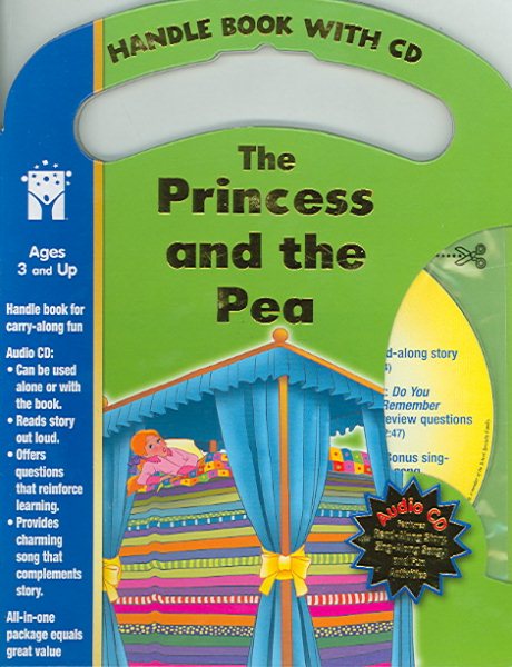 The Princess and the Pea (Handled Book and CD) cover