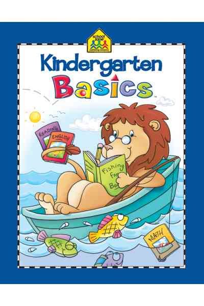 School Zone - Kindergarten Basics Workbook - 64 Pages, Ages 5 to 6, Reading Readiness, Math Readiness, Alphabet, Shapes, Patterns, Numbers 0-10, and More (School Zone Basics Workbook Series)