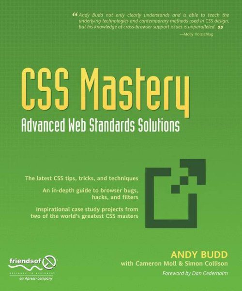 CSS Mastery: Advanced Web Standards Solutions cover