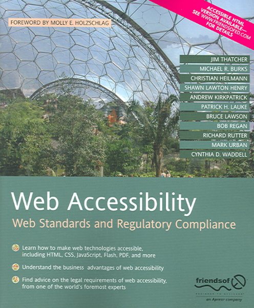 Web Accessibility: Web Standards and Regulatory Compliance cover