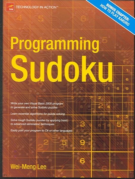 Programming Sudoku (Technology in Action) cover