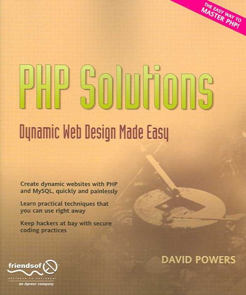 PHP Solutions: Dynamic Web Design Made Easy cover