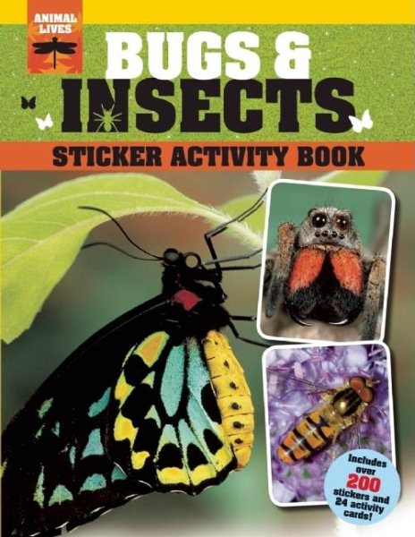 Bugs and Insects Sticker Activity Book (Animal Lives Sticker Activity Book) cover