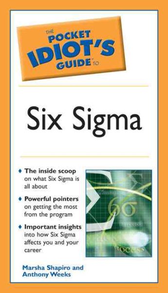 The Pocket Idiot's Guide to Six Sigma cover