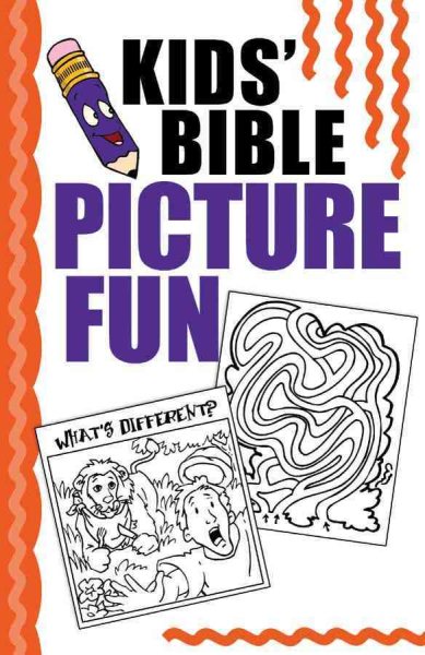 Kids' Bible Picture Fun (Kid's Bible Activities) cover